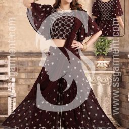Party Wear Brown Color - SS Garments Malad West Mumbai